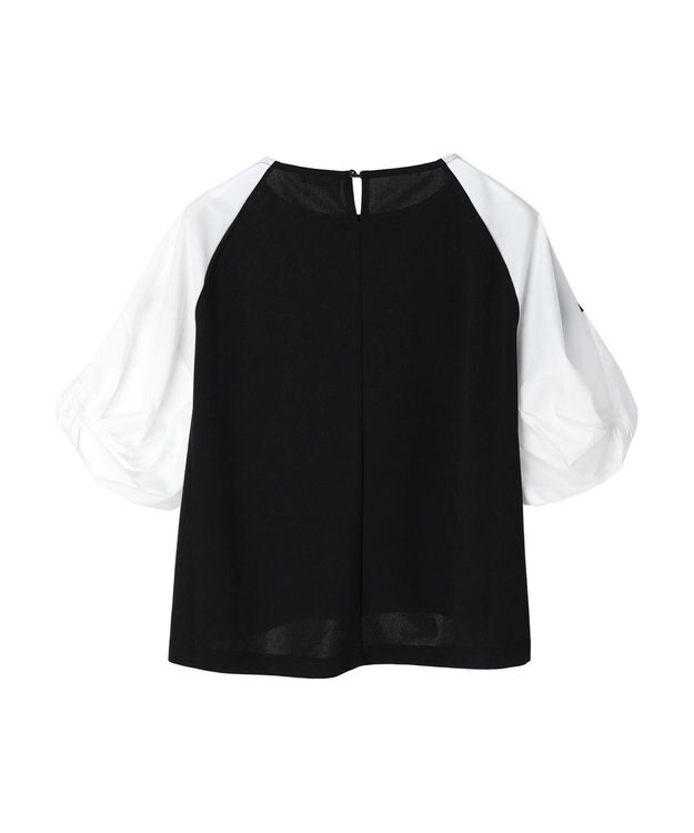 CRAFT STANDARD BOUTIQUE 袖ねじり切り替えプルオーバー Black