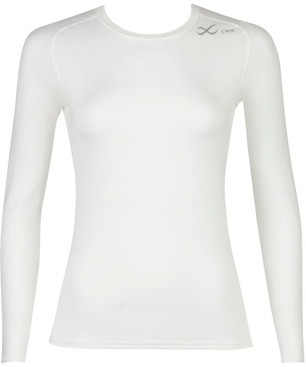 CW-X 【WOMEN】　機能性トップス　SECOND　BODY　2.0　吸汗速乾　UVカット率90%以上　抗菌防臭　丸首・長袖　/ワコール　CHY029 アイボリー