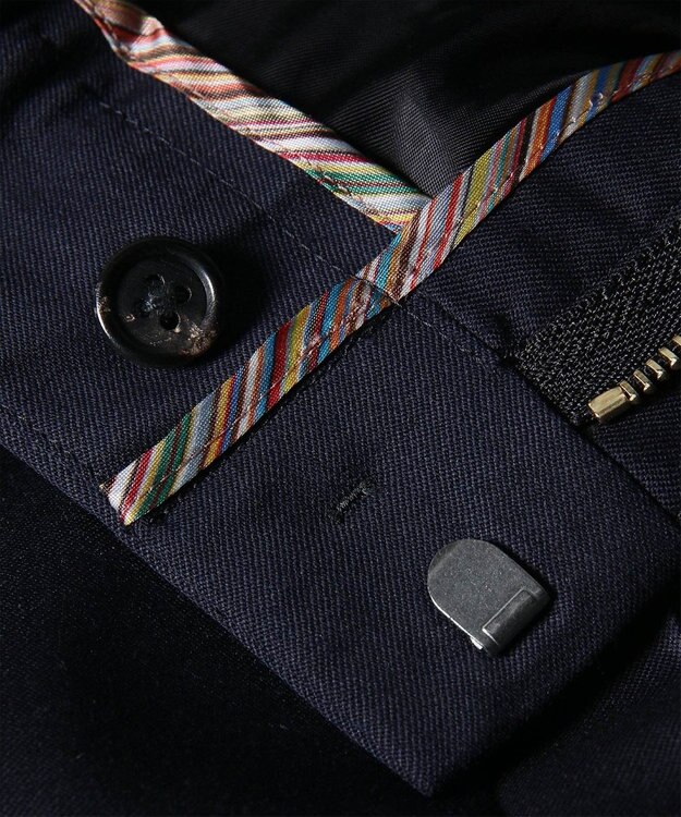 Paul Smith トラベル タックパンツ ネイビー