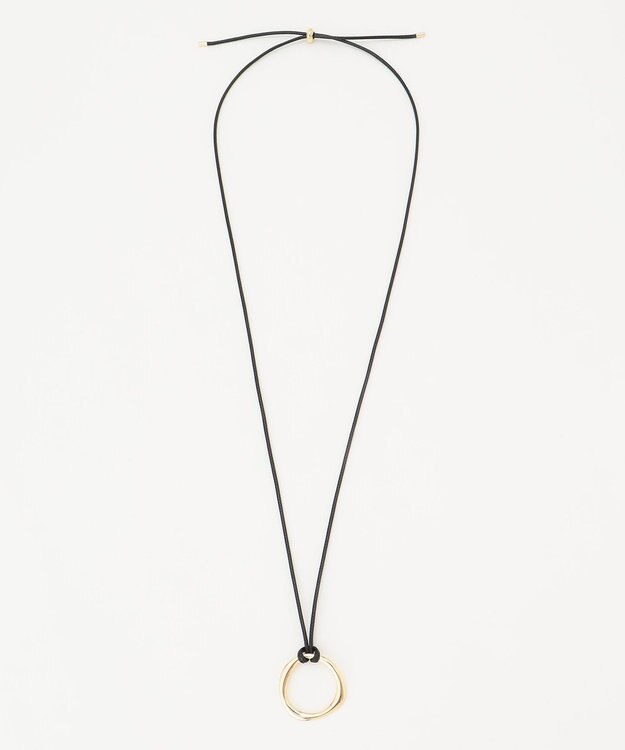 ANY ホルダーネックレス付きサングラス ブラウン×ゴールド