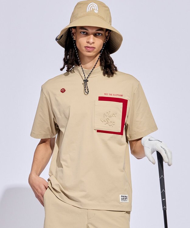 PW CIRCULUS 【MEN】ポケットモックネック ゴルフ