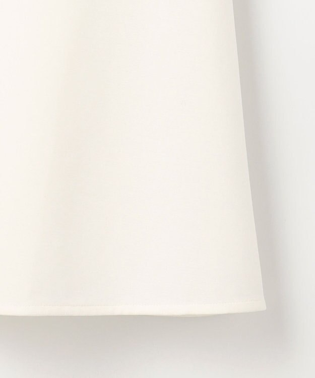 #Newans 【洗える】Aラインパフスリーブカットソー ホワイト