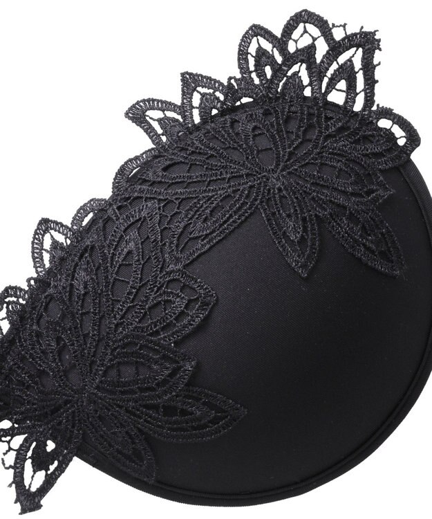 BRADELIS New York 【NuBra / ボリュームアップ】パテッドヌーブラ バルバラ 蒸れにくい バックレス コレクション デザインヌーブラ 正規品 ブラック