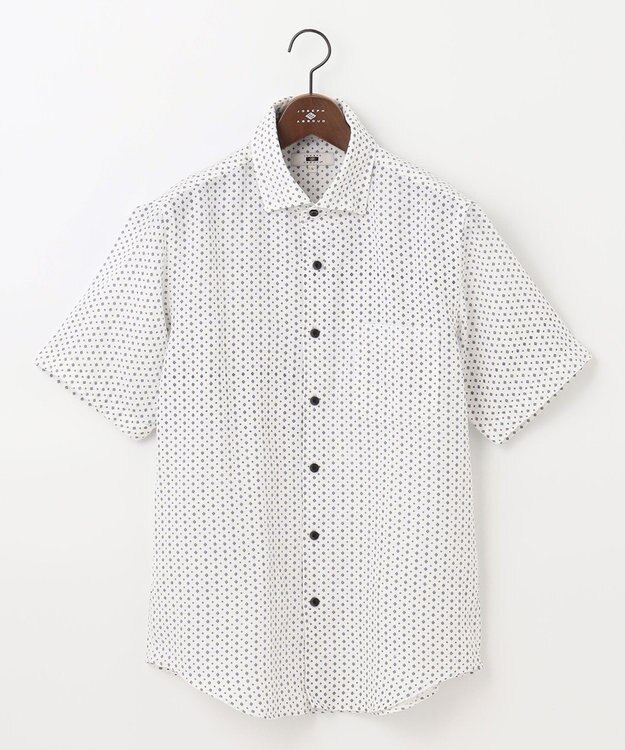 JOSEPH ABBOUD 【吸水速乾】ソアロンシャンブレー シャツ ホワイト系5