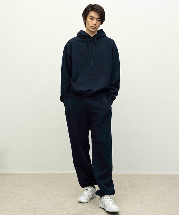 NAVE 【ReNAVE】スーピマ裏毛 パーカー ネイビー系