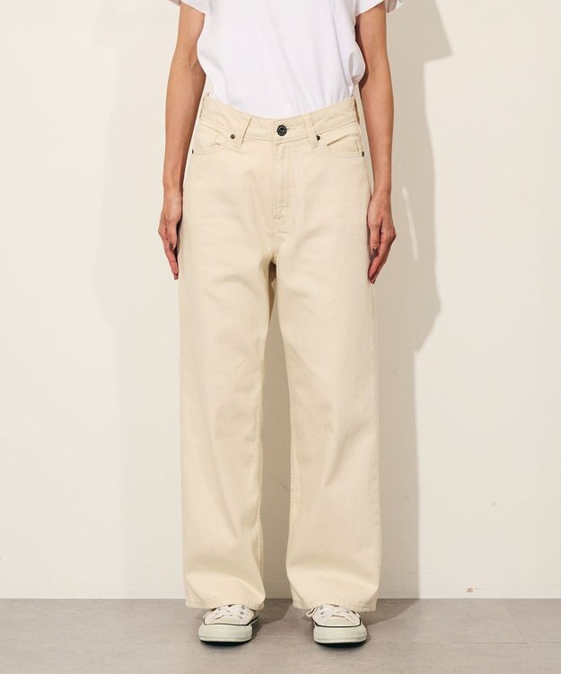 AMERICAN HOLIC ワイドデニム Beige
