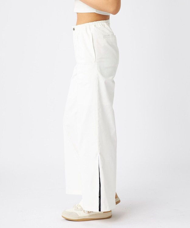 OP／FILA 【Kappa】チノワイドパンツ オフホワイト