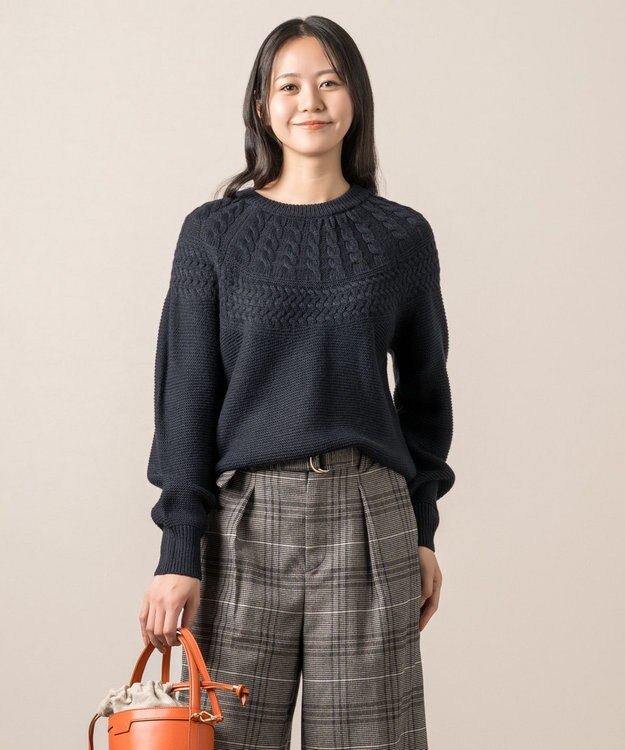 ONWARD Reuse Park 【any FAM】ニット秋冬 ネイビー