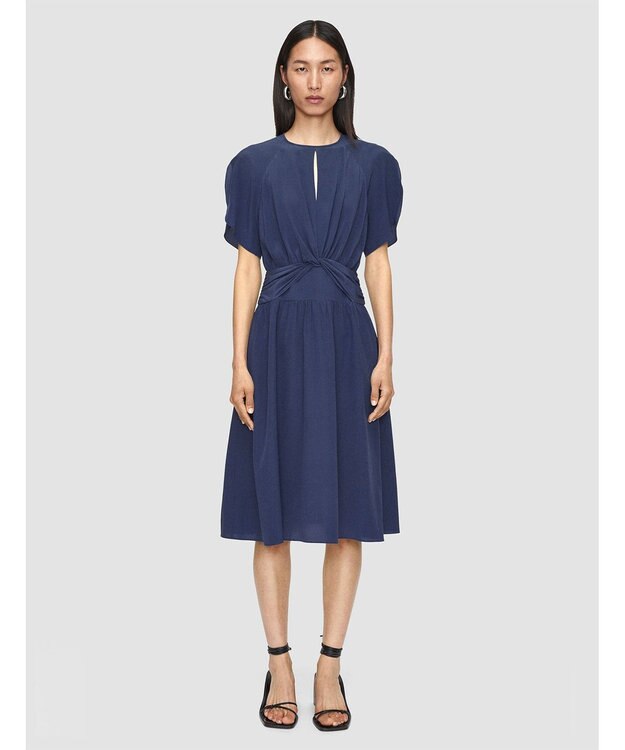 JOSEPH CDC ノットディテール　フレアードレス Harbour