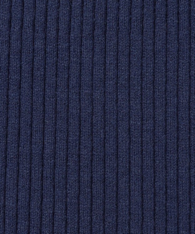 ANY L フェザーカーディガン×ニットスカートセットアップ ネイビー