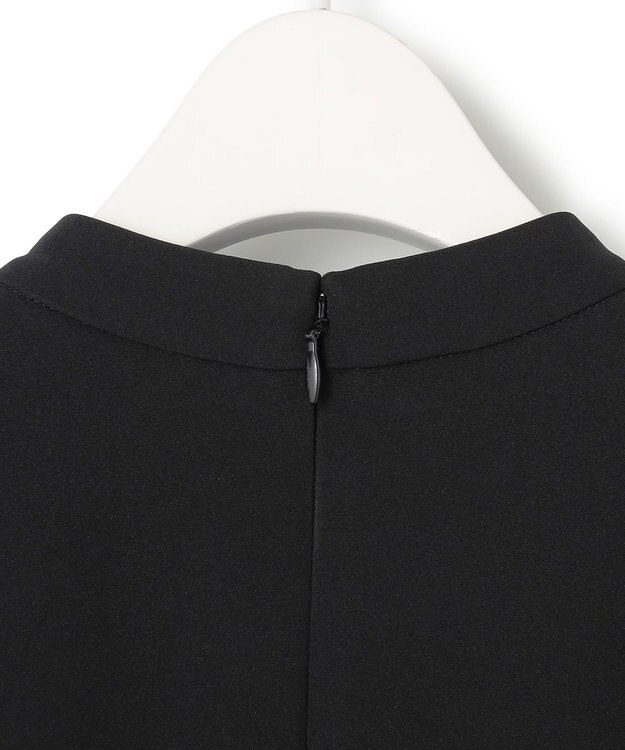 ICB 【洗える・ブラックフォーマル】 TaPeダブルクロス フレアワンピース ブラック系