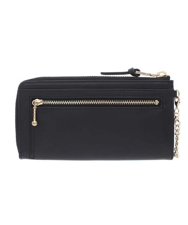 LANVIN en Bleu ルナ Ｌファスナー長財布 ブラック