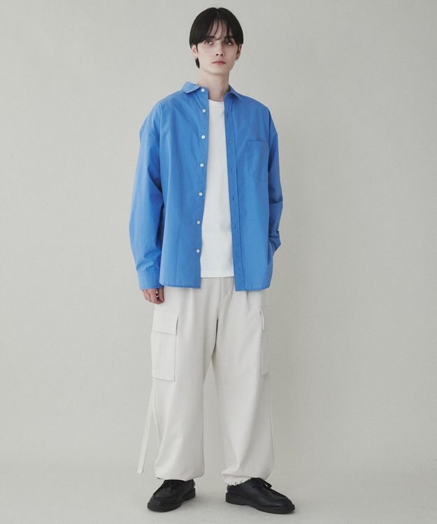 WEGO 【ユニセックス着用ITEM】トロミカーゴスラックス ライトベージュ