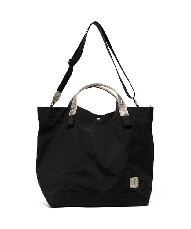 Regalo Felice 【軽量 / A4サイズ対応 / 2way】トート大 / REGALO BKSV(ブラック×シルバー)