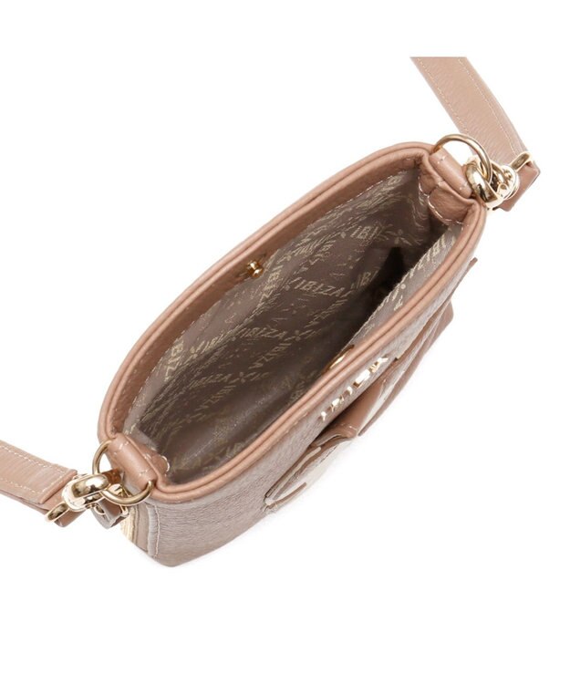 IBIZA アニマーダ　牛革　スマートフォンポシェット（ネコ） オーク