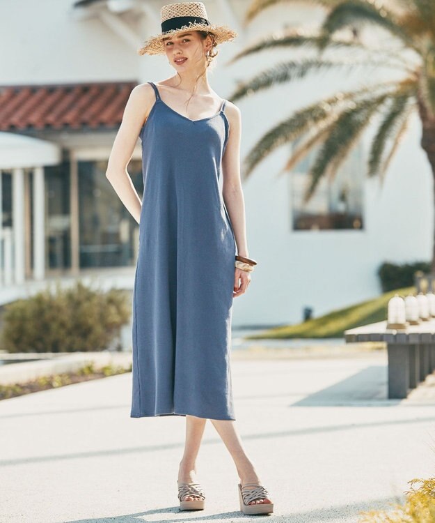 San-ai Resort（三愛水着楽園） 【SALE】サーマルキャミワンピース 【northerly】 ネイビー