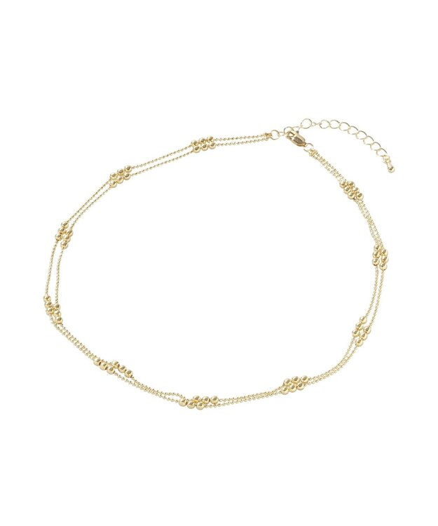 Green Parks スリードットチェーンネックレス Gold