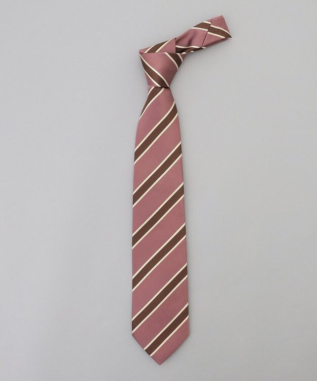 GOTAIRIKU GOTAIRIKU別注【MANTERO/マンテロ】ネクタイ_レジメンタル ピンク系1