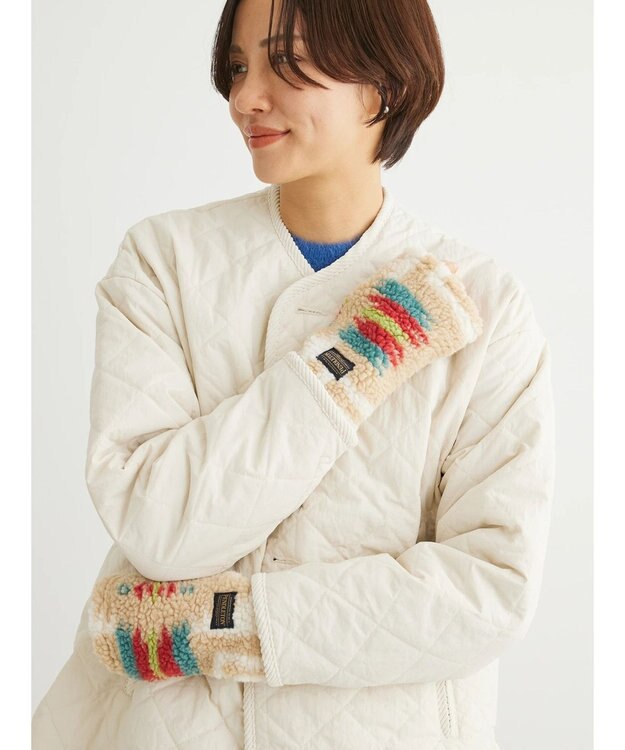 Green Parks ■別注ＰＥＮＤＬＥＴＯＮ　ＢＯＡ　ＧＬＯＶＥ Off White