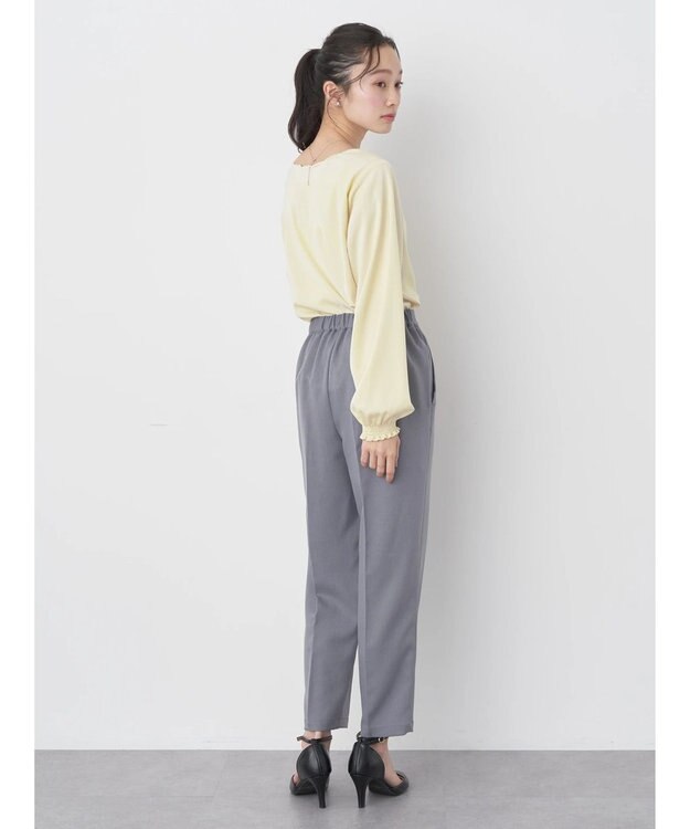 earth music&ecology スカラップブラウス Light Yellow