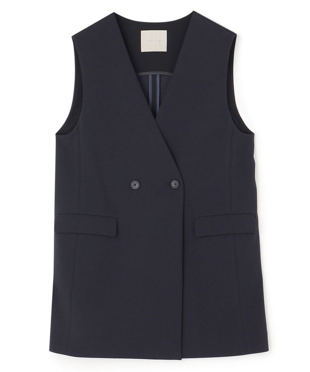 UNFILO L BEAUTY MOVE ミドルジレ ネイビー