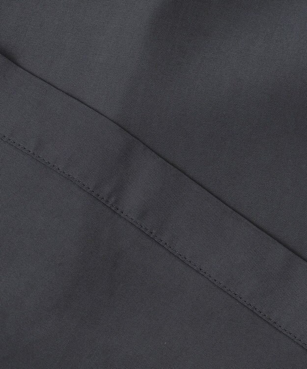 NAVE 【ReNAVE・セットアップ可/洗える/UVケア/接触冷感】フィブリルシャンブレー Tブラウス ブラック系