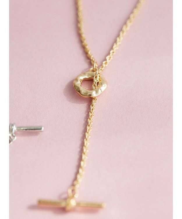 AMERICAN HOLIC メタルチェーンマンテルネックレス Gold