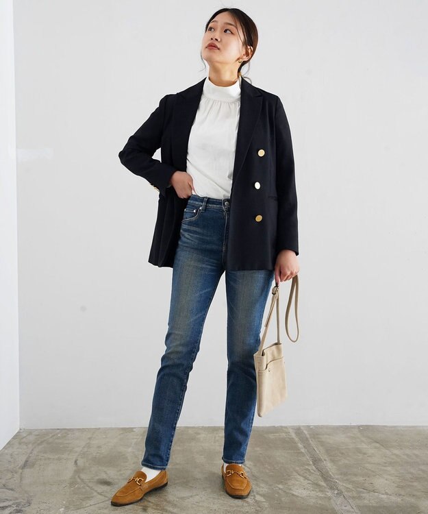 caqu slim straight ハイブリットストレッチストレートデニム 2years