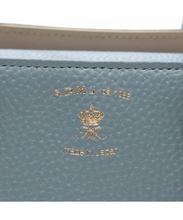 A.D.M.J. 【牛革】　スワロ付きミニトート(Dカン＋) CEMENT