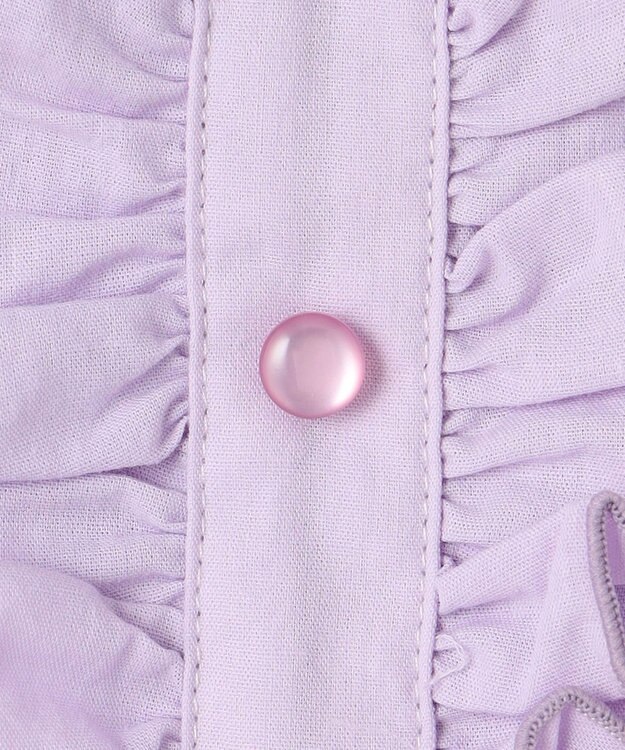 組曲 KIDS 【UVケア】【150-160㎝】バイカラー ワンピース ラベンダー