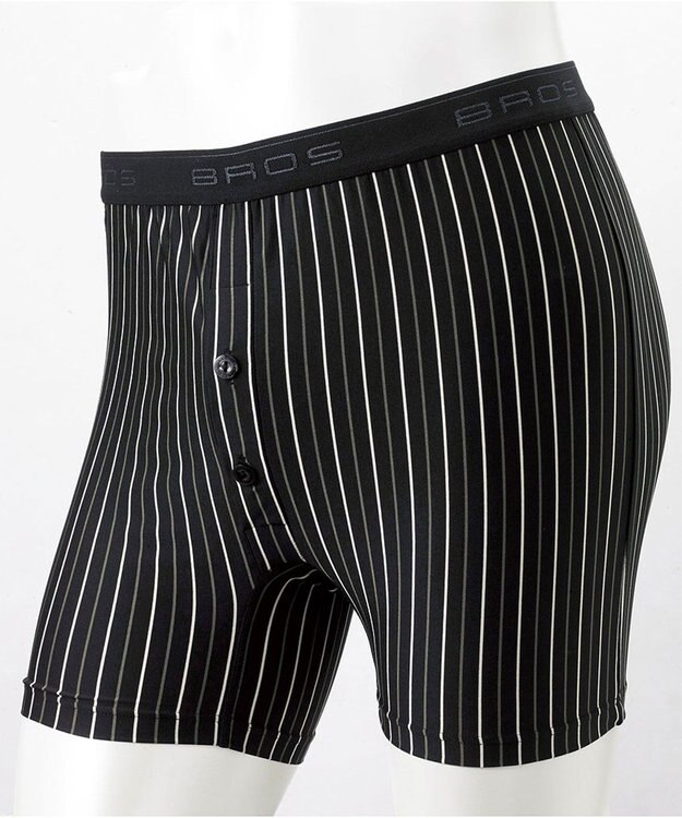 WACOAL MEN トランクス　しめつけすぎずダブつかない。　ストレッチ素材　スリムスタイル　前開き　GT4110　/ブロス ブラック