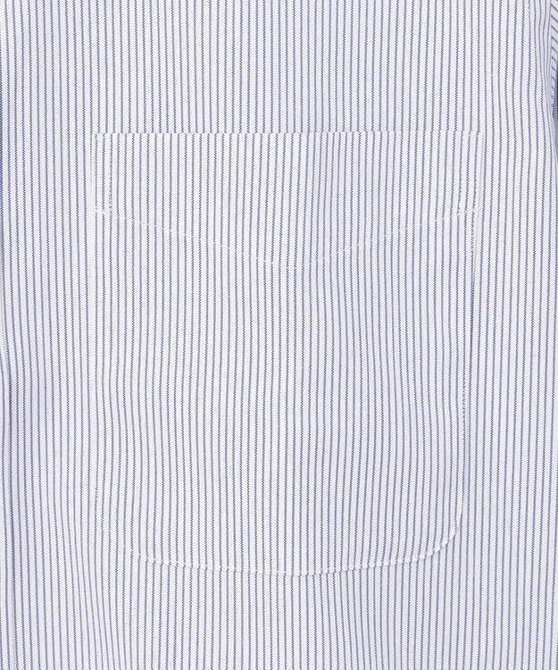 J.PRESS MEN 【PREMIUM PLEATS / 形態安定】マイクロストライプ シャツ / B.D. ネイビー系1