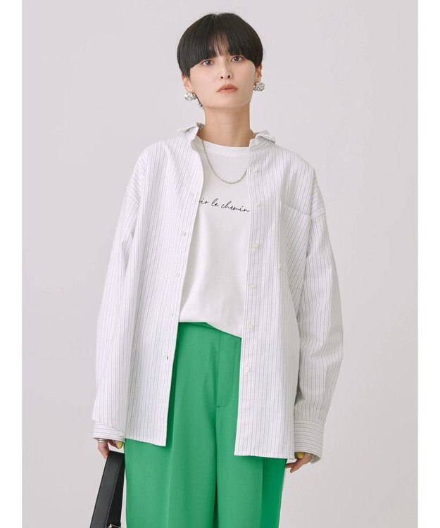 AMERICAN HOLIC Ｄａｉｌｙ！　ＵＶカットオックスシャツ Off White