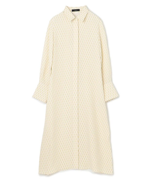 JOSEPH アルコーブプリント　ドレス Pale Olive/Ivory