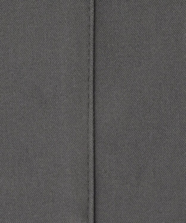 J.PRESS LADIES 【洗える】サテンストレッチプレミアムピーチ ベイカー パンツ グレー系