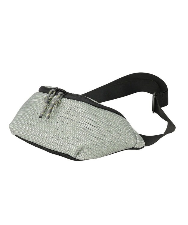 AMERICAN HOLIC 【2点SET】ポーチ付ダブルメッシュウエストポーチ Gray