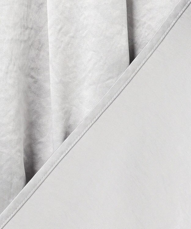 uncrave アセテートヴィンテージサテン ミドルシャツ シルバー