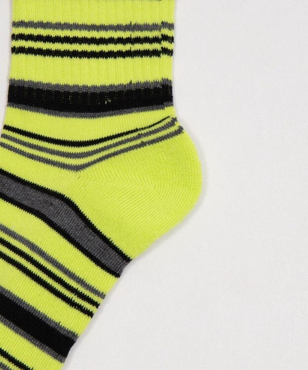 WEGO マルチボーダーソックス（R）　 ライム