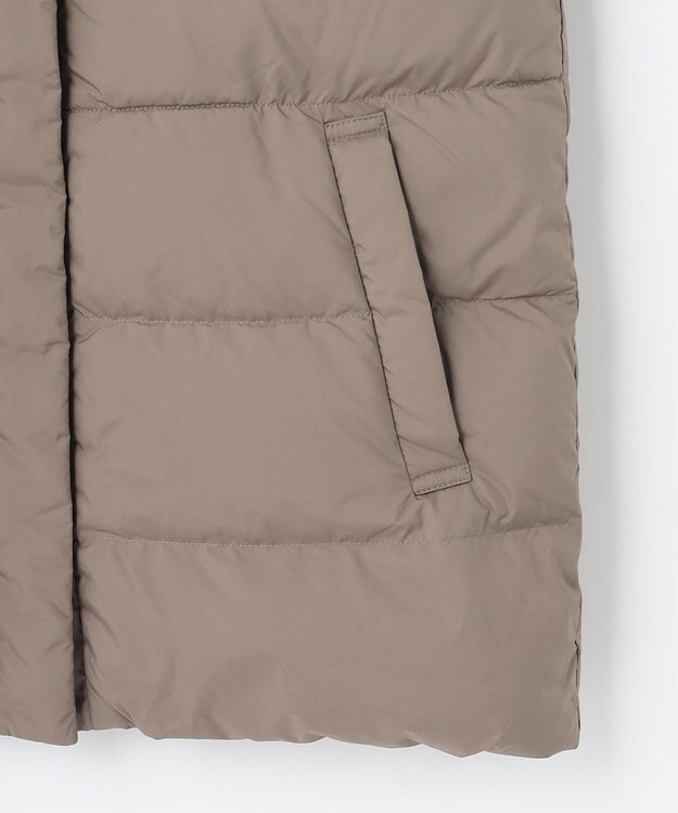 ANY 【洗える】スムースタッチ ショート丈ダウンコート ブラウン系