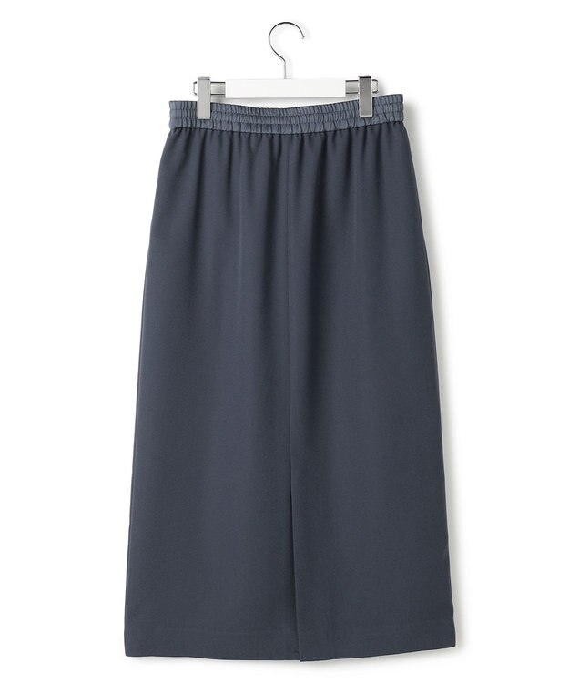 ICB L 【先行予約】FluidBackSatin ナロースカート ダルブルー