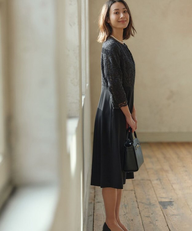 23区 オーバルキーベルト トートバッグ ブラック系