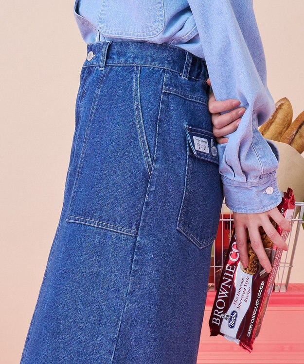 AMERICAN HOLIC 【PENNEY'S】デニムワークスカート Indigo