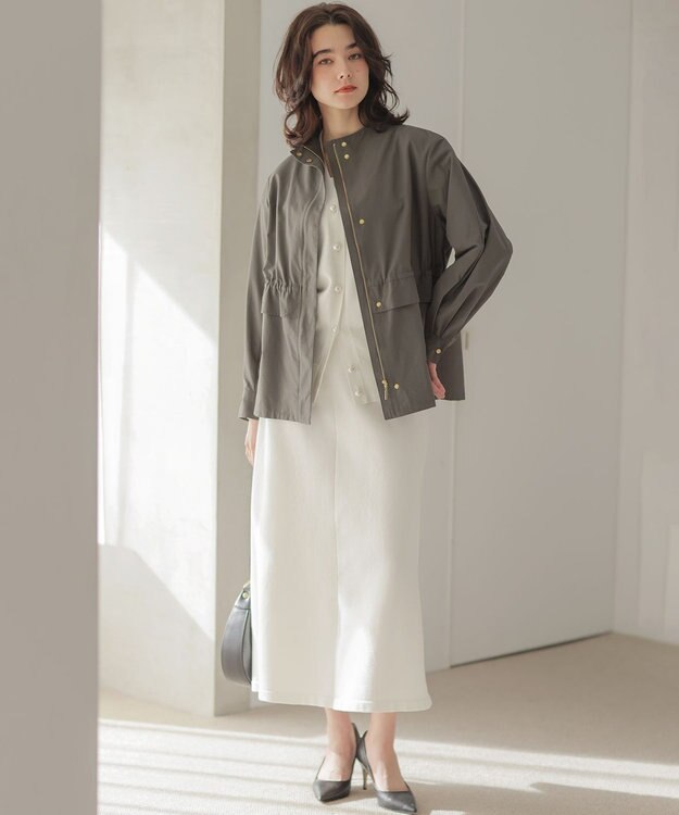 組曲 スウェットニット カーディガン ホワイト系