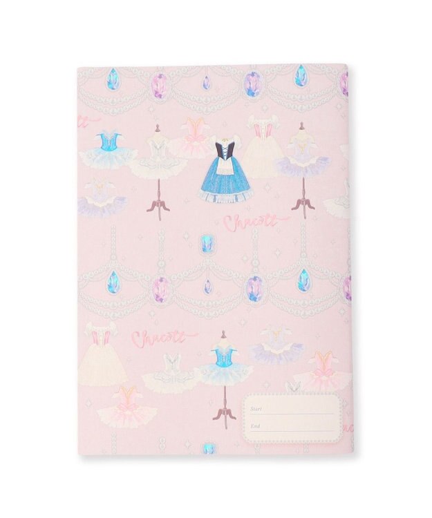 Chacott ジュエルチュチュレッスンノート ロイヤルピンク