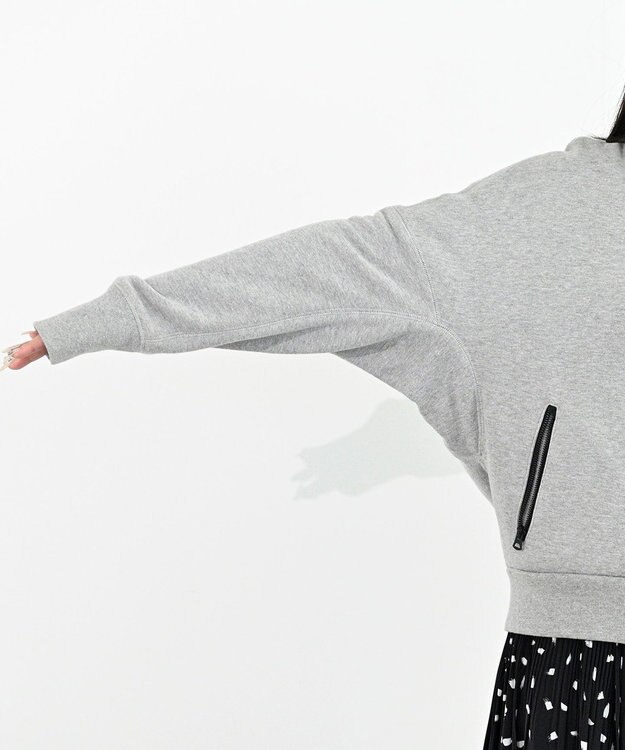 FORFORMO Back drape Parka バックドレープパーカー ライトグレー