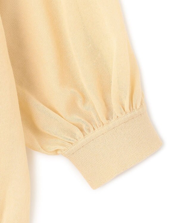 UNFILO シアーギャザーニット クリーム