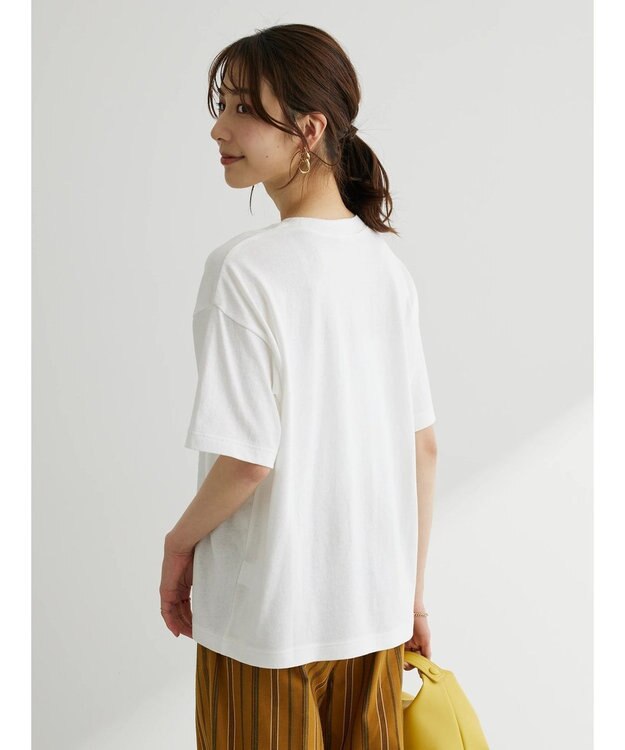 Green Parks ウエーブロゴボックスＴシャツ Off White
