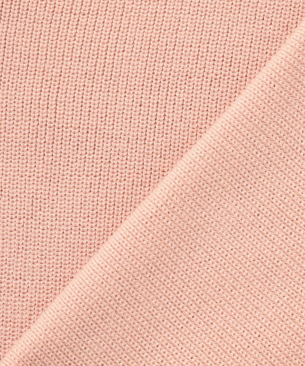 ANY 【洗濯機可能/8色展開】ソフトタッチポリエステルニット ピンク