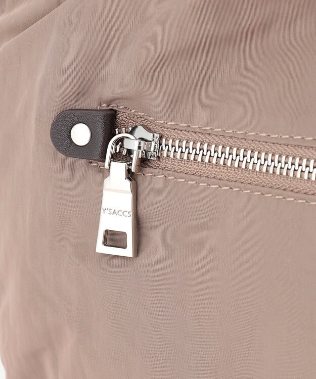 Y'SACCS 【Y’SACCS vous et】サイドギャザー2WAYトート Mサイズ ベージュ