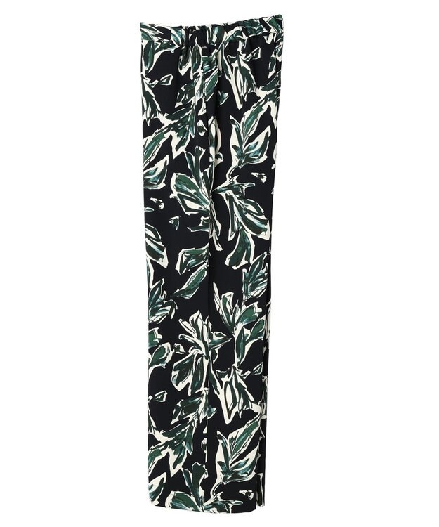 AMERICAN HOLIC Ｆｌｏｗｅｒプリントリラックスパンツ Black